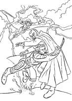 coloriage x men contre magneto